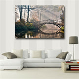 Autumn scenery Painting Cuadros Scandinavian Posters and Prints