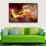 Colourful Abstract unreal Clouds Canvas Art Home Decor Printed Oil Painting