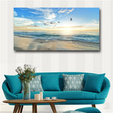 Large art prints Home Decor Canvas Painting Wall Art Beautiful Seascape Seagull