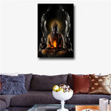Buddha meditation Canvas Picture Print Poster Wall Modern Art Home Decor Unframe