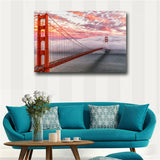 Golden Gate Bridge American Decor Wall Art Canvas Painting Calligraphy Print