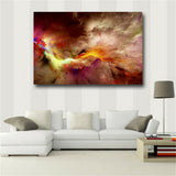 Colourful Abstract unreal Clouds Canvas Art Home Decor Printed Oil Painting