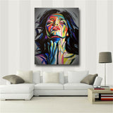 Street Graffiti Wall Art Canvas Prints Abstract Pop Art Girls Watercolor Canvas