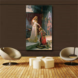 England Famous Painter Edmund Blair Leighton Accolade Posters Print on Canvas