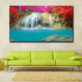 Oil Painting Modern Abstract On Canvas Unframed Scenery View Huge Wall Deco k001