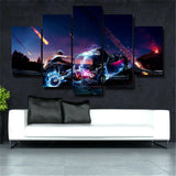 5Pcs Alien Canvas Print Painting Wall Art Home Decor