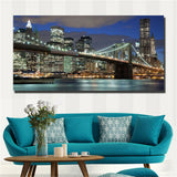 Large art prints Home Decor Canvas Painting Wall Art New York City Panoramic 1