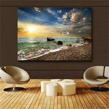 Large art prints Home Decor Canvas Painting Wall Art Red Autumn Scenery