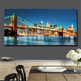 Large art prints Home Decor Canvas Painting Wall Art New York City Panoramic 4