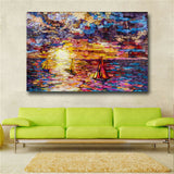 Abstract Sailing Canvas Painting Wall Art Animal Oil Paintings Huge Size Wall