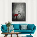 Large art prints Home Decor Canvas Painting Wall Art love in paris