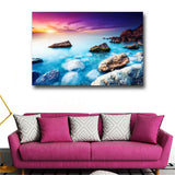 Large art prints Home Decor Canvas Painting Wall Art Beautiful Blue Sea View