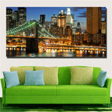 Large art prints Home Decor Canvas Painting Wall Art New York City Panoramic 2