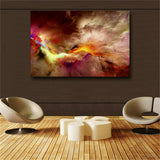 Colourful Abstract unreal Clouds Canvas Art Home Decor Printed Oil Painting