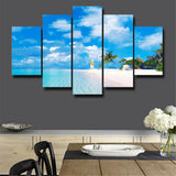 Hawaii 5 Pieces Of Modern Canvas Painting Wall Art For Home Decor