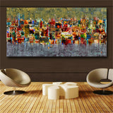 Landscape Painting On The Wall Modern Wall Pictures For Living Room Art Print