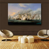 Battle of Trafalgar HMS Victory Canvas Print repro Canvas Print(31inx47in)