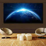 beautiful earth HD print on canvas huge wall picture (31x63)