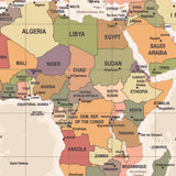 World Map High Definition Poster Printing Home Decor