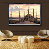 City Turkey Istanbul Sultanahmet Mosque Wall Art Pictures Decor Canvas Posters