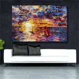 Abstract Sailing Canvas Painting Wall Art Animal Oil Paintings Huge Size Wall