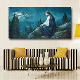 prayer of Jesus in the Gethsemane garden HD print on canvas huge wall picture