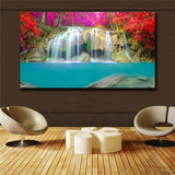 Oil Painting Modern Abstract On Canvas Unframed Scenery View Huge Wall Deco k001