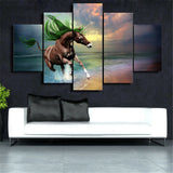 5pcs Unframed Modern Art Oil Painting Print Canvas Picture Home Wall Room Decor
