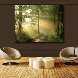 Wall Art picture Abstract Canvas painting forest canvas print Living Room