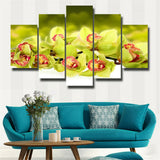 5Pcs Yellow flowers Canvas Print Painting Wall Art Home Decor