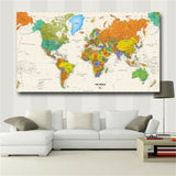 LARGE MAP OF THE WORLD POSTER (61X91CM) FLAGS WALL PRINT BRAND NEW