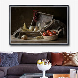 Tomatoes Fruit Still life Living Room for Panel Wall Painting Art Canvas Print