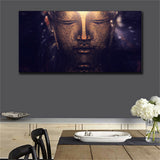 Canvas Print Painting Home Wall Decor Art Poste Buddha Statue Meditation