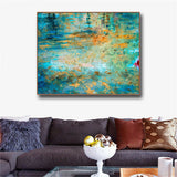 Green Abstract Famous Oil Painting Wall Art Poster Print Canvas Painting