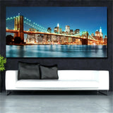 Large art prints Home Decor Canvas Painting Wall Art New York City Panoramic 4