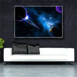 Beautiful Starry Sky Oil Painting on Canvas Posters and Prints Wall Art Picture