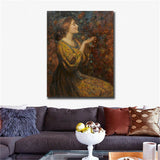 Royal oil painting HD prints beautiful pictures lady