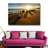 Single Ocean Prints Wall Art Canvas Sunset Seascape Paintings Home Decor #350