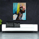 canvas painting figure Picture wall art Picture portrait home decor painting