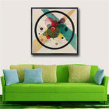 Famous Kandinsky Abstract Canvas Painting Circle Geometry Art Wall Pictures