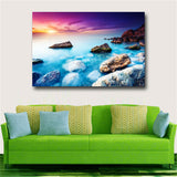 Large art prints Home Decor Canvas Painting Wall Art Beautiful Blue Sea View