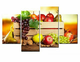 4 Piece Wall Art Painting Pictures Prints On Canvas Fruits Still Life