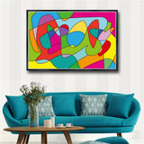 Picasso Design HD Illustrator Cubism Design Print on Canvas Home Decor