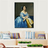 Jean-Auguste-Dominique Ingres " Princesse de Broglie "HD print on canvas