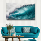 Big Size Canvas Art Modern Wave Seascape Painting Wall Art