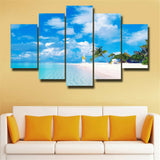 Hawaii 5 Pieces Of Modern Canvas Painting Wall Art For Home Decor