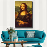 Leonardo Da Vinci "Mona Lisa Smile" HD print on canvas huge wall picture (31x47)
