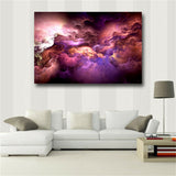Large art prints Home Decor Canvas Painting Wall Art Beautiful Purple Coud