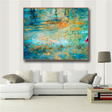 Green Abstract Famous Oil Painting Wall Art Poster Print Canvas Painting