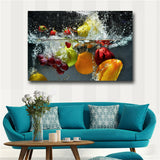 1 Pieces Fresh Fruit and Vegetables In Water Large Wall Posters For Home Kitchen